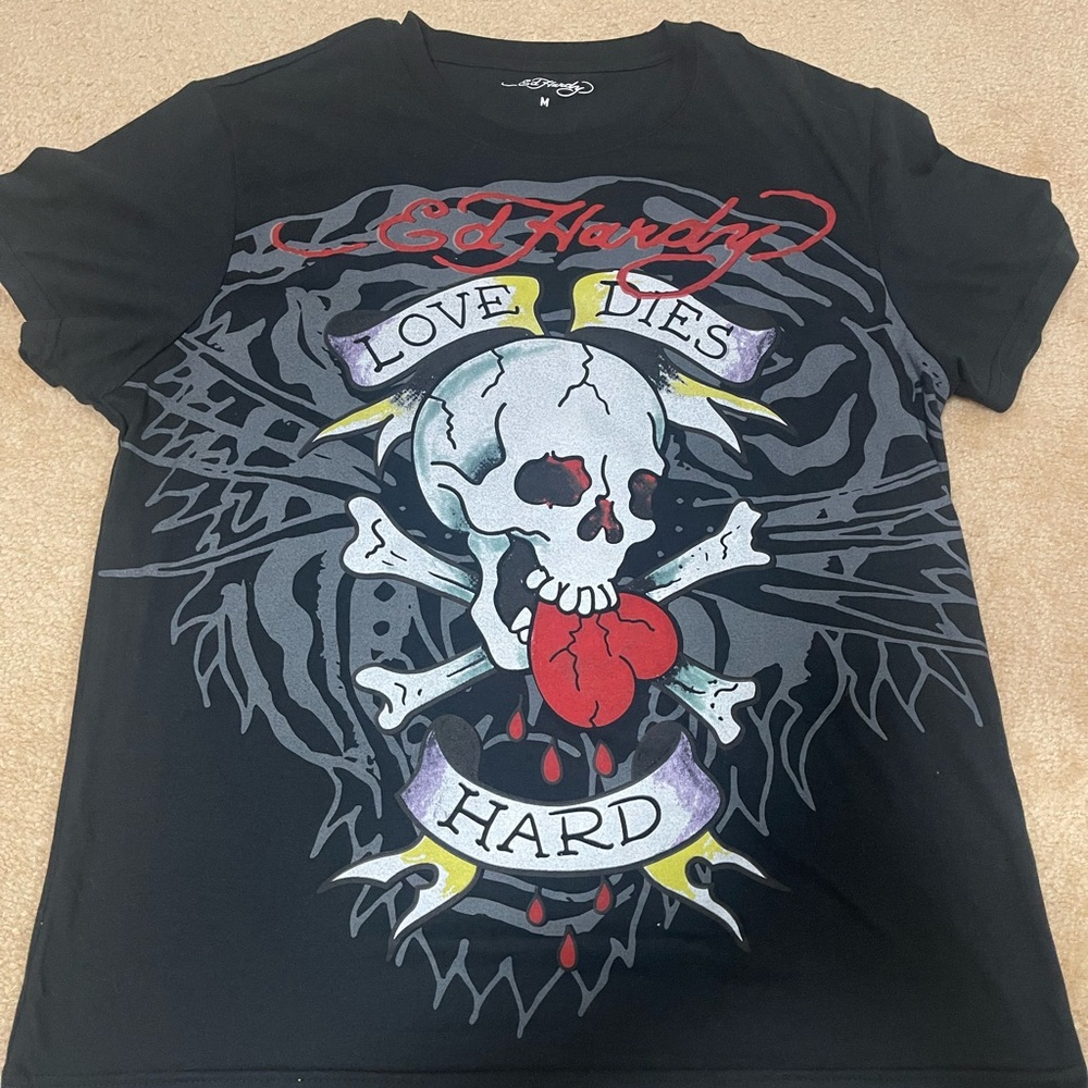Ed Hardy Love Skull Tee - Picture 1 of 6